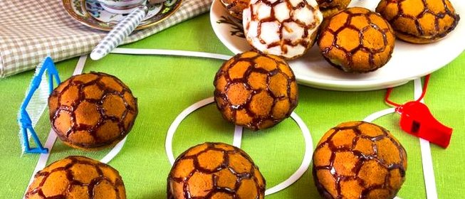 Песочное печенье «Мячи Евро 2012»