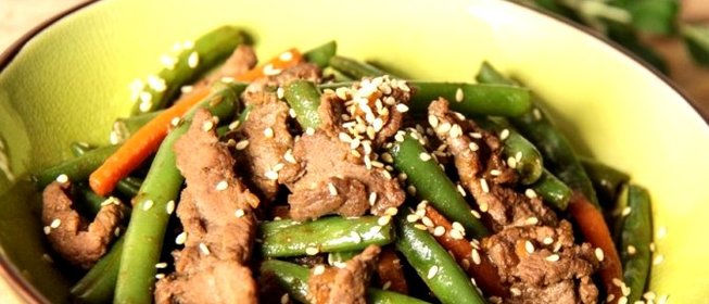 Говядина со стручковой фасолью