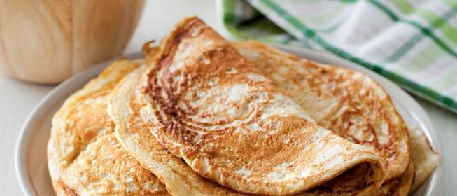 Блины с гречневой кашей