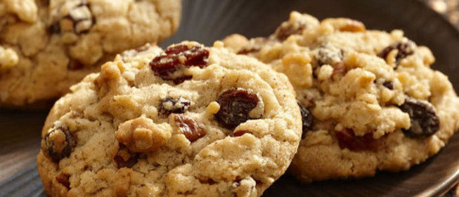 Печенье с изюмом