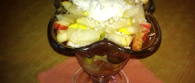 Салат-коктейль с арбузом