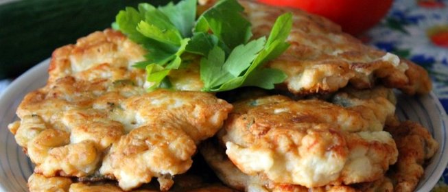 Оладьи из рубленой курицы или ленивые отбивные