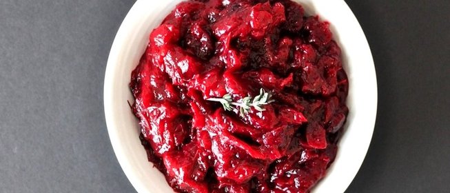 Клюквенный соус к птице
