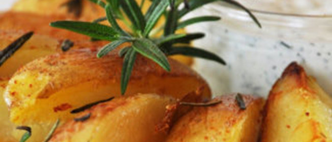 Картофель с розмарином