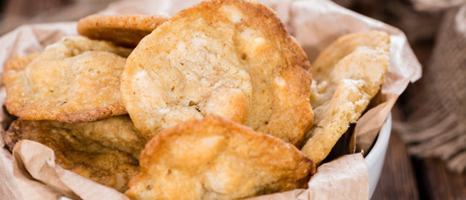 Ореховое печенье с белым шоколадом