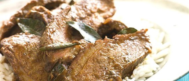 Говядина с перцем и карри