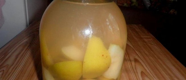 Компот из груш на зиму