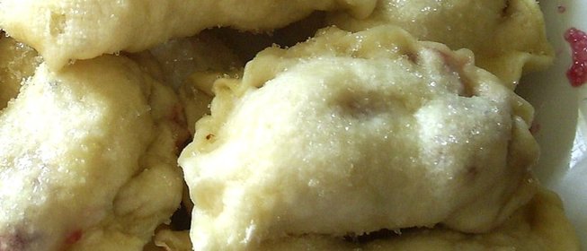 Вареники с вишней