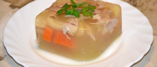 Холодец из курицы без желатина