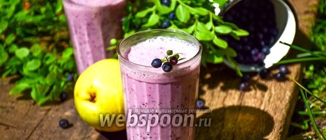 Смузи черника-груша