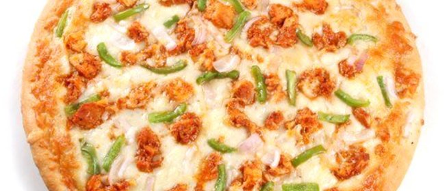 Пицца с курицей тикка