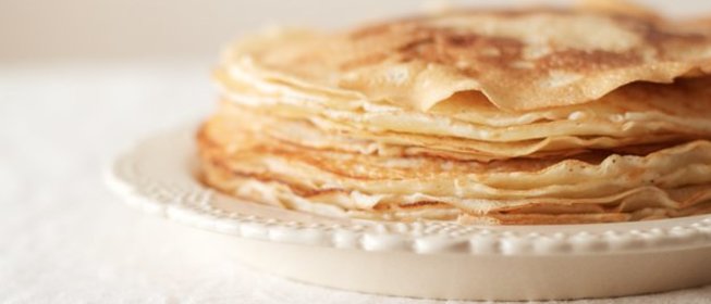 Тонкие блины на молоке