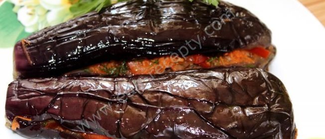 Баклажаны фаршированные овощами