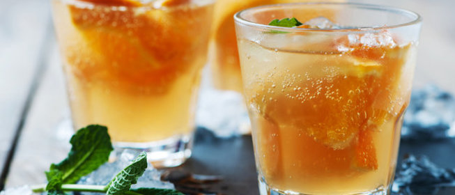 Зимний мохито с апельсином