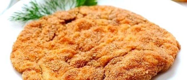 Говядина в сухарях