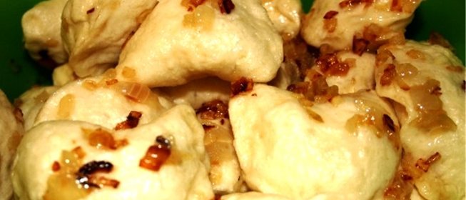 Дрожжевые вареники на пару