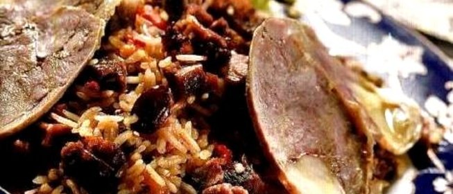 Плов с бараниной и сухофруктами