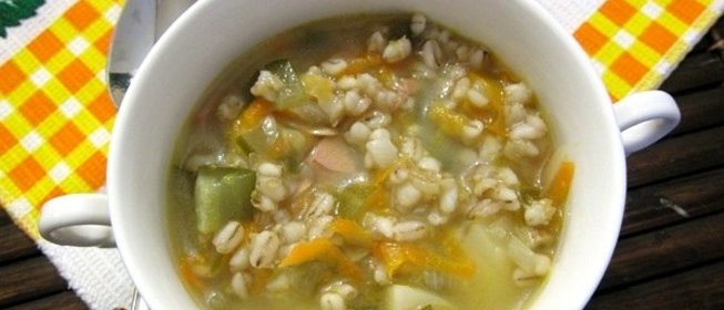 Рассольник с колбасой