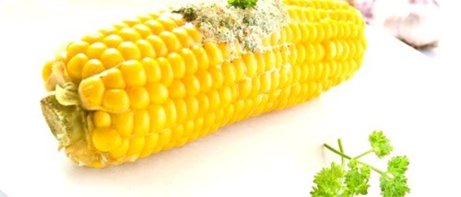 Початки кукурузы в лимонно-чесночной глазури