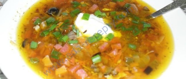 Домашняя солянка