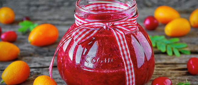 Клюквенный смузи с кумкватом