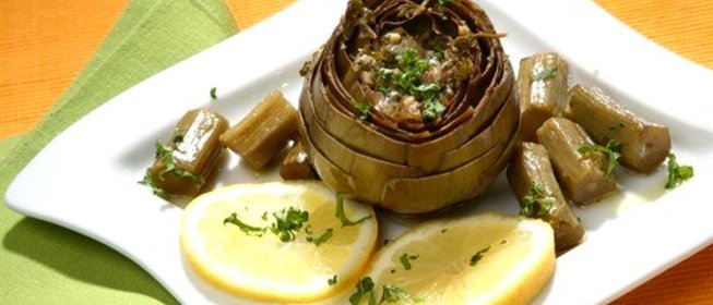 Артишоки отварные