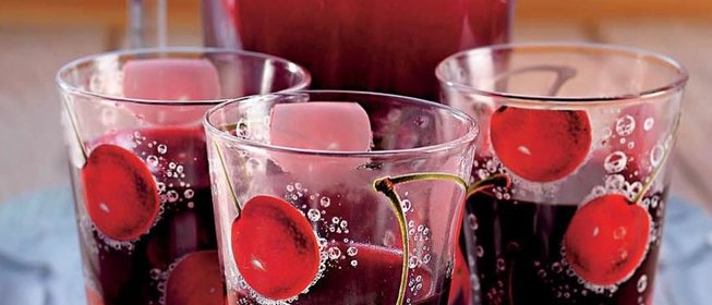 Морс из вишни и малины