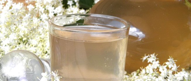 Компот из цветков бузины