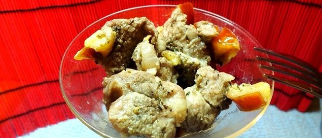 Говядина со сливой