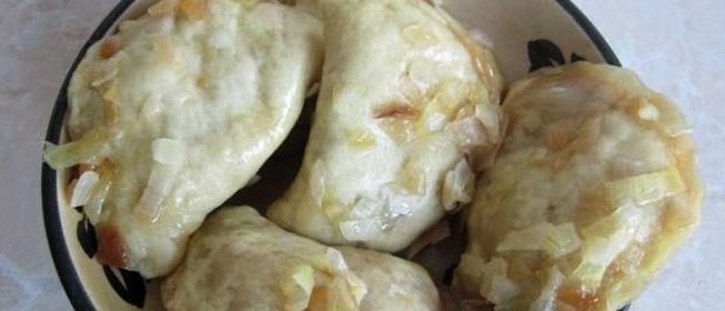 Вареники с капустой на пару