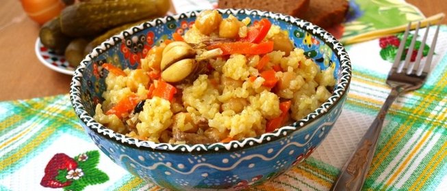 Плов с нутом