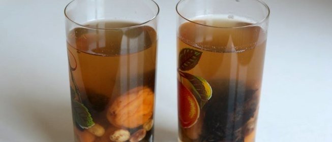 Компот из кураги и чернослива