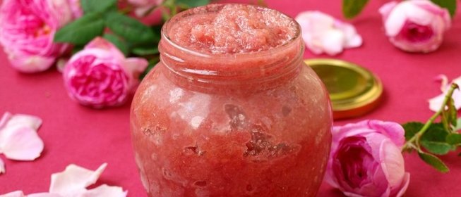 Чайная роза перетёртая с сахаром