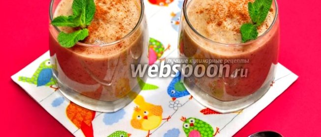 Смузи с гречкой и бананом