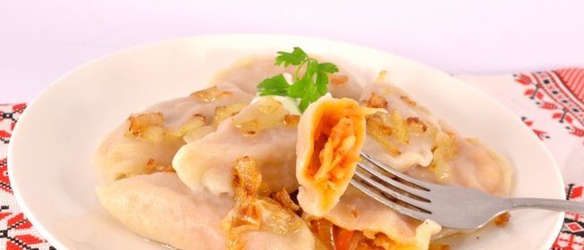 Вареники с квашеной капустой