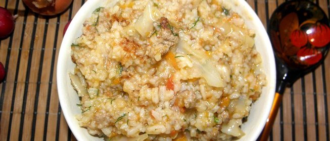 Плов с капустой