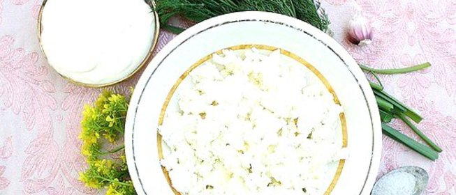 Печеный картофель с творогом