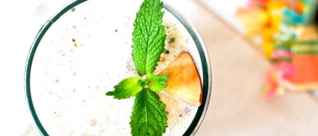 Молочный коктейль с мятой