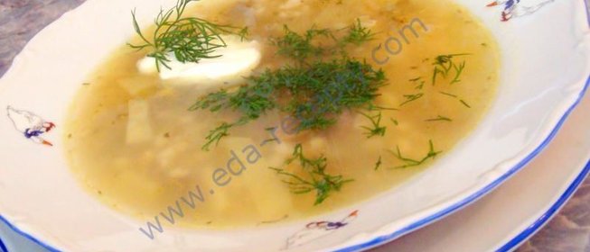 Рассольник мясной с говяжьими почками