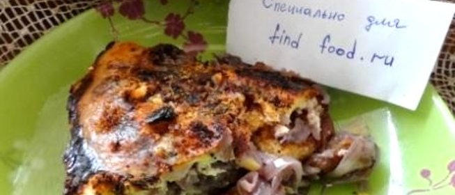 Луковая запеканка