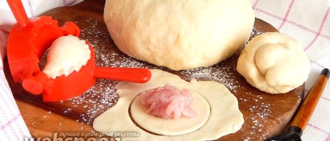 Пельменное тесто на сметане