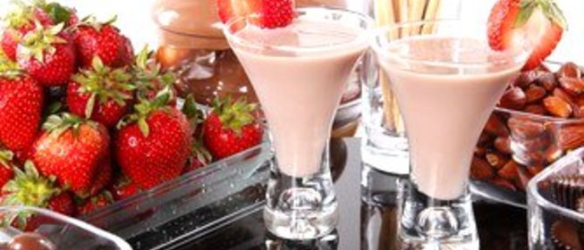 Шоколадно-клубничный смузи