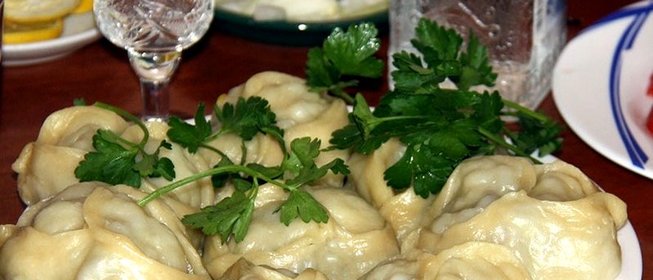 Манты из рубленого мяса