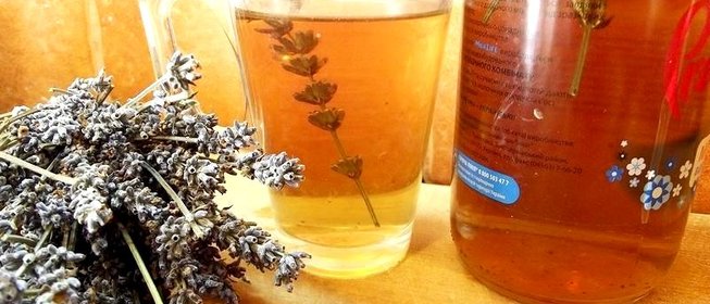 Черный чай с лавандой