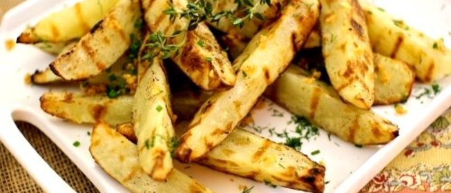 Картошка на гриле