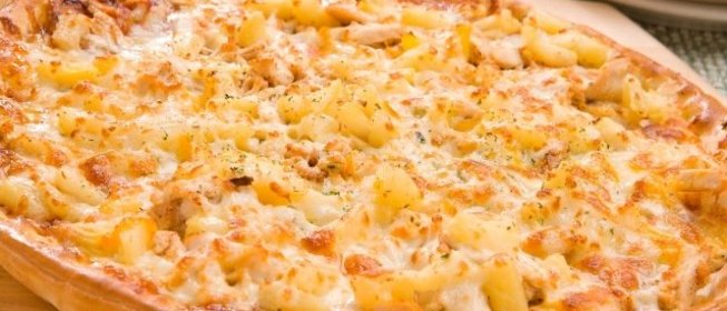 Пицца гавайская с курицей