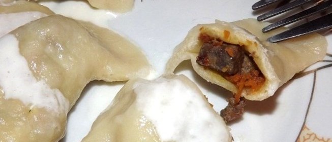 Вареники с печенью