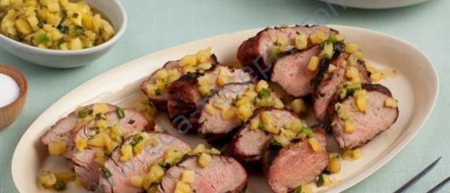 Свинина-гриль в остром соусе