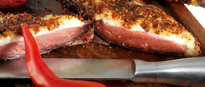 Вяленая гусиная грудка