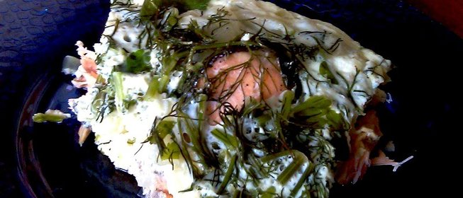 Омлет с горбушей